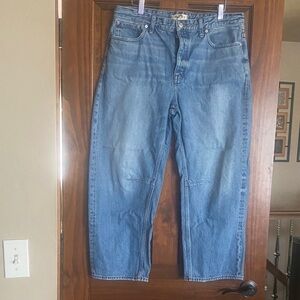 Madewell The Darted Barrel-Leg Jean size 30